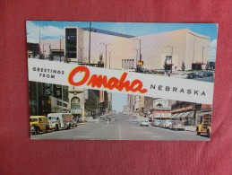 Nebraska> Omaha  Greetings M/V Street View  Not Mailed   Ref 1492 - Omaha