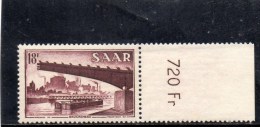 SARRE 1955 ** - Unused Stamps