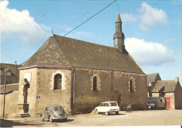 CP  44  HERBIGNAC   3   La  Chapelle  Notre -dame  De  La  Blanche -( Voitures Tube Citroen ,3 Cv Citroen ,.. - Herbignac