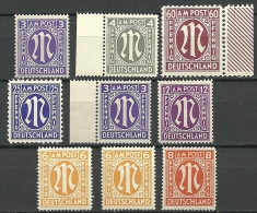 Germany 1945/1946 Bizone Lot MNH - Postfris