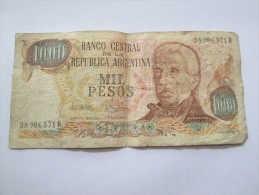 1000 MIL PESOS REPUBLICA ARGENTINA 38906571H - Argentine