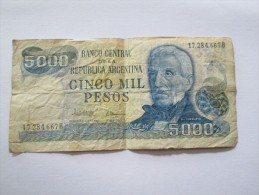 5000 CINCO MIL PESOS REPUBLICA ARGENTINA 17284667B - Argentine