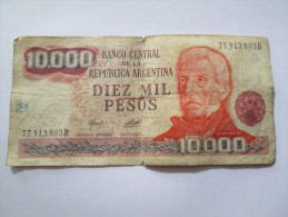 10.000 DIEZ MIL PESOS REPUBLICA ARGENTINA 77913803D - Argentinië