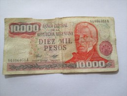 10.000 DIEZ MIL PESOS REPUBLICA ARGENTINA 84086058A - Argentinië