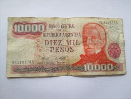 10.000 DIEZ MIL PESOS REPUBLICA ARGENTINA 95818175A - Argentinië