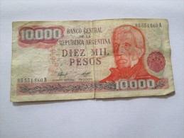 10.000 DIEZ MIL PESOS REPUBLICA ARGENTINA 85551860A - Argentinien
