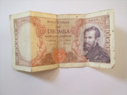 10.000 DIECIMILA LIRE MICHELANGELO 1962 - 046329 - 10000 Lire