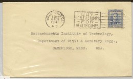 NZ 1941 3d Cover To USA U #DD12 - Lettres & Documents