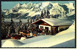 Jausenstüberl Tauernblick  -  Schladminger Planei  -  Mit Dachstein  -  Ansichtskarte Ca. 1975    (3611) - Schladming