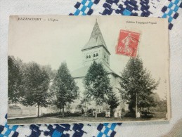 BAZANCOURT - 51 - VUE RARE DE L'EGLISE - Édition Lespagnol-Vignol - 658 - - Bazancourt