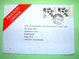 Slovakia 1998 Cover To England - Ski - Briefe U. Dokumente