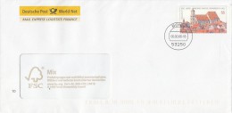 115FM- ST MICHAEL'S CHURCH, COVER STATIONERY, ENTIER POSTAUX, 2006, GERMANY - Enveloppes - Oblitérées