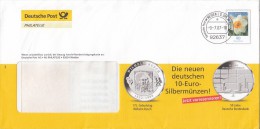 123FM- DAFFODIL, COVER STATIONERY, ENTIER POSTAUX, 2007, GERMANY - Covers - Used