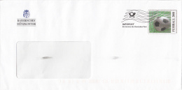 125FM- SOCCER, COVER STATIONERY, ENTIER POSTAUX, 2008, GERMANY - Buste - Usati