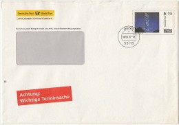 126FM- BONN POSTAL OFFICE, COVER STATIONERY, ENTIER POSTAUX, 2007, GERMANY - Covers - Used