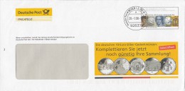 128FM- GERMAN FEDERAL BANK ANNIVERSARY, COVER STATIONERY, ENTIER POSTAUX, 2008, GERMANY - Enveloppes - Oblitérées