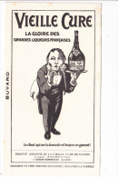 Buvard Liqueur De La VIEILLE CURE Abbaye De CENON Serveur - Peu Courant - Liquor & Beer