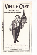 Buvard Liqueur De La VIEILLE CURE Abbaye De CENON Serveur - Peu Courant - Liqueur & Bière