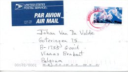 USA. PA 129 De 2001 Sur Enveloppe Ayant Circulé. Mont Mc Kinley. - Bergen