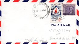 USA. N°704 De 1960 Sur Enveloppe Ayant Circulé. Association "Feu De Camp". - Covers & Documents