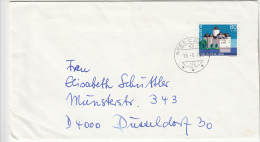 148FM-  CASTLE, STAMP ON COVER, 1978, SWITZERLAND - Storia Postale