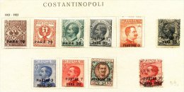 ITALIA - CONSTANTINOPOLI -  Re Soprast. -  *MLH  - 1921/22 - European And Asian Offices