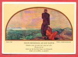 151129 / Germany Art Hans Rudolf Schulze - FAUST MONOLOG AN DIE NATUR , German Legend By Goethe OPERA By Gounod - Schulze, Hans Rudolf