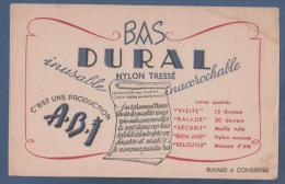 BUVARD BAS DURAL NYLON TRESSE - PRODUCTION A. B. I.  - 21 X 13.5 Cm - Textile & Clothing