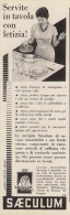 # SAECULUM PENTOLE 1950s Advert Pubblicità Publicitè Reklame Pot Pots Ollas Topfe Household Casa Menage - Posters