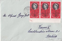 989- QUEEN ELISABETH 2ND, POSTAL OFFICE SAVINGS BANK, STAMPS ON COVER, 1961, UK - Lettres & Documents