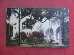 - California> Santa Barbara -- Hand Colored   Court House   Ref 1494 - Santa Barbara