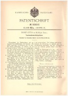 Original Patent - Ernst Otto In Ruhla I. Th., 1906 , Taschenuhr - Schutzgehäuse , Uhrmacher , Uhren , Uhr !!! - Montres Gousset