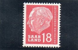 SARRE 1957 ** - Unused Stamps