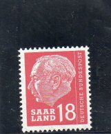 SARRE 1957 ** - Unused Stamps