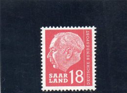 SARRE 1957 ** - Unused Stamps