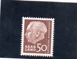 SARRE 1957 ** - Unused Stamps