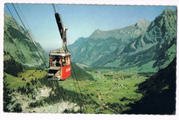 24114 ( 2 Scans ) Luftseilbahn Kandersteg Stock Gemmi - Ausbkick Auf Kandersteg - Kandersteg