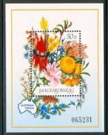 HUNGARY 1992 FLORA Plants FLOWERS - Fine S/S MNH - Unused Stamps