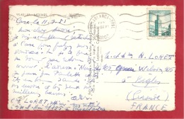 N°Y&T  253  CASABLANCA     Vers    FRANCE  Le    11 SEPTEMBRE1955  2 SCANS - Cartas & Documentos