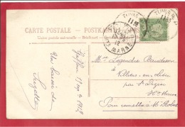 N°Y&T  31   TUNIS       Vers    FRANCE  Le    13 SEPTEMBRE1912  2 SCANS - Storia Postale