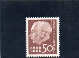 SARRE 1957 ** - Unused Stamps