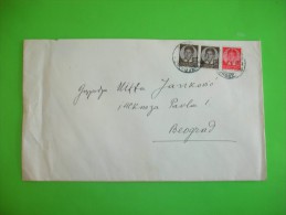 RRR!,Yugoslavia Kingdom Diplomatic Mission,wax Stamps Legation Royale De Yougoslavie-Tirana-Albania,sealed Letter,rare - Service