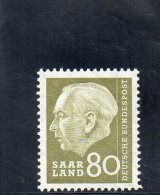 SARRE 1957 ** - Unused Stamps