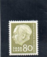 SARRE 1957 ** - Unused Stamps