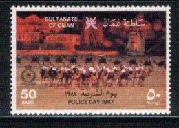 (045) Oman (Sultanate)  Police Day / Polizeitag / Uniforms / Animals / Tiere / Camels ** / Mnh  Michel 303 - Oman