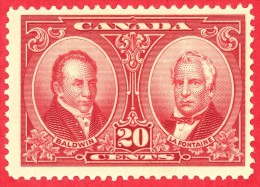 Canada #  148 - 20 Cents  - Mint - Dated  1927 - Baldwin & Lafontaine /  Baldwin & Lafontaine - Ungebraucht