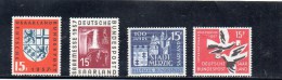 SARRE 1957 ** - Unused Stamps