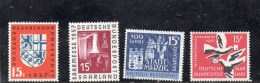 SARRE 1957 ** - Unused Stamps