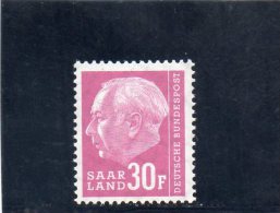 SARRE 1957 ** - Unused Stamps