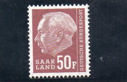 SARRE 1957 ** - Unused Stamps